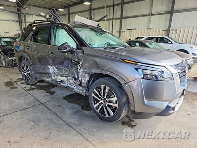 Czwarte zdjęcie samochodu z boku: 2025 NISSAN PATHFINDER PLATINUM VIN:5N1DR3DK1SC218448 - miniatura
