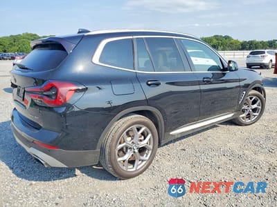 Trzecie zdjęcie samochodu z tyłu: 2023 BMW X3 SDRIVE30I VIN:5UX43DP07P9T08258 - miniatura