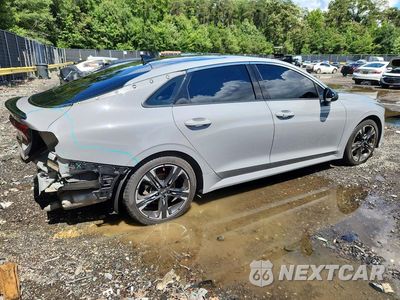 Trzecie zdjęcie samochodu z tyłu: 2021 KIA K5 GT LINE VIN:5XXG64J22MG081835 - miniatura