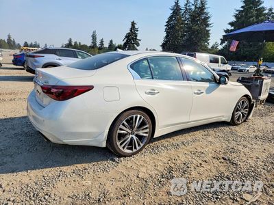 Trzecie zdjęcie samochodu z tyłu: 2021 INFINITI Q50 SENSORY VIN:JN1EV7CR1MM751006 - miniatura