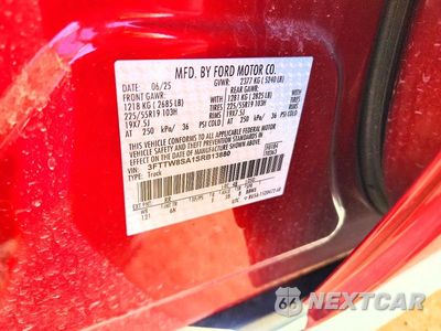 Zdjęcie 12 z 12 samochodu: 2025 FORD MAVERICK LARIAT VIN:3FTTW8SA1SRB13880 - miniatura