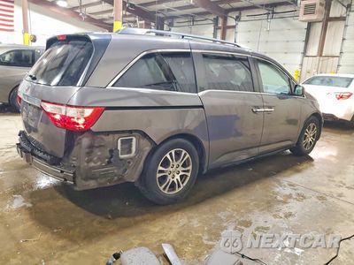 Trzecie zdjęcie samochodu z tyłu: 2011 HONDA ODYSSEY EXL VIN:5FNRL5H62BB079051 - miniatura