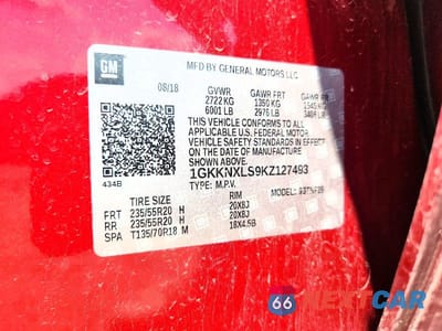 Zdjęcie 13 z 13 samochodu: 2019 GMC ACADIA DENALI VIN:1GKKNXLS9KZ127493 - miniatura