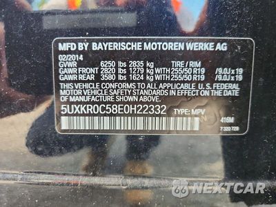 Zdjęcie 13 z 13 samochodu: 2014 BMW X5 XDRIVE35I VIN:5UXKR0C58E0H22332 - miniatura