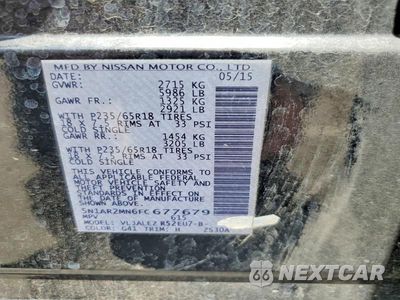 Zdjęcie 12 z 12 samochodu: 2015 NISSAN PATHFINDER SV VIN:5N1AR2MN6FC677679 - miniatura