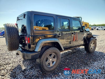 Trzecie zdjęcie samochodu z tyłu: 2011 JEEP WRANGLER UNLIMITED RUBICON VIN:1J4BA6H17BL593471 - miniatura