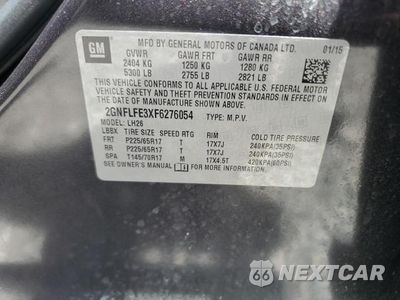 Zdjęcie 13 z 13 samochodu: 2015 CHEVROLET EQUINOX LT VIN:2GNFLFE3XF6276054 - miniatura
