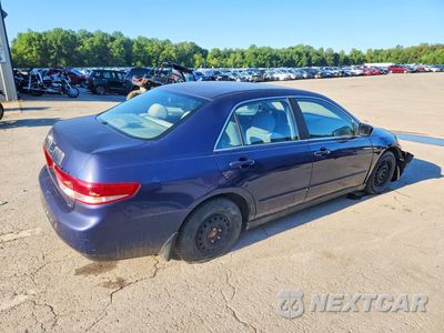 Trzecie zdjęcie samochodu z tyłu: 2003 HONDA ACCORD LX VIN:1HGCM55313A074741 - miniatura