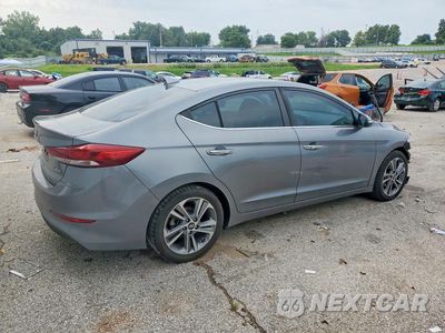 Trzecie zdjęcie samochodu z tyłu: 2017 HYUNDAI ELANTRA LIMITED VIN:KMHD84LFXHU067383 - miniatura