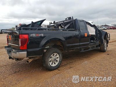Trzecie zdjęcie samochodu z tyłu: 2021 FORD F250 SUPER DUTY VIN:1FT7X2B6XMED06364 - miniatura