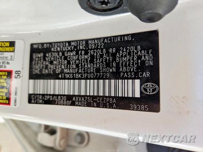 Zdjęcie 13 z 13 samochodu: 2023 TOYOTA CAMRY XSE VIN:4T1K61BK3PU077729 - miniatura