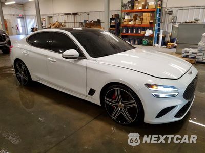 Czwarte zdjęcie samochodu z boku: 2023 GENESIS G70 3.3T STANDARD VIN:KMTG54TE7PU113432 - miniatura