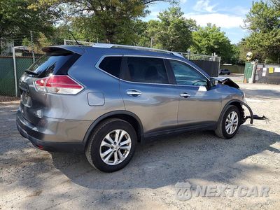 Trzecie zdjęcie samochodu z tyłu: 2015 NISSAN ROGUE SV VIN:KNMAT2MV4FP507867 - miniatura