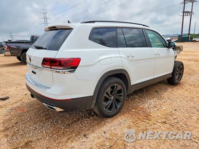 Trzecie zdjęcie samochodu z tyłu: 2023 VOLKSWAGEN ATLAS SE VIN:1V2WR2CA6PC557115 - miniatura