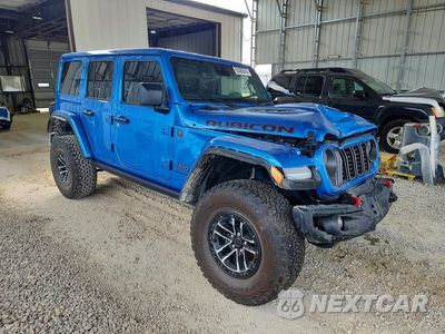 Czwarte zdjęcie samochodu z boku: 2025 JEEP WRANGLER RUBICON VIN:1C4RJXFG1SW657293 - miniatura