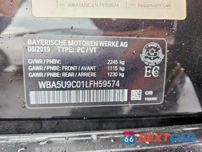 Zdjęcie 12 z 12 samochodu: 2020 BMW M340XI VIN:WBA5U9C01LFH59574 - miniatura