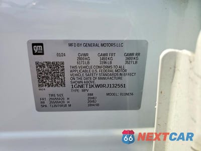 Zdjęcie 13 z 13 samochodu: 2024 CHEVROLET TRAVERSE LIMITED HIGH COUNTRY VIN:1GNET1KW0RJ132551 - miniatura