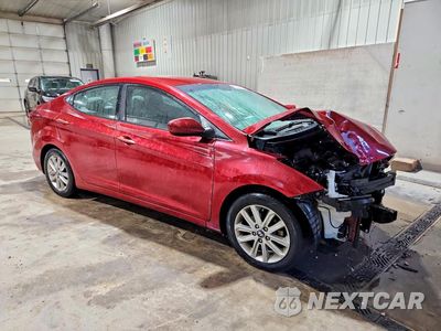 Czwarte zdjęcie samochodu z boku: 2014 HYUNDAI ELANTRA SE VIN:5NPDH4AEXEH539148 - miniatura