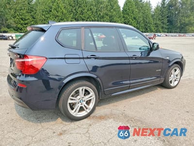 Trzecie zdjęcie samochodu z tyłu: 2013 BMW X3 XDRIVE28I VIN:5UXWX9C58D0A15158 - miniatura