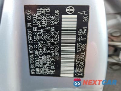 Zdjęcie 12 z 12 samochodu: 2007 TOYOTA YARIS S VIN:JTDBT903X71052870 - miniatura