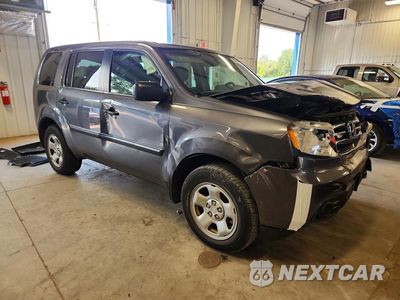 Czwarte zdjęcie samochodu z boku: 2015 HONDA PILOT LX VIN:5FNYF4H27FB068403 - miniatura