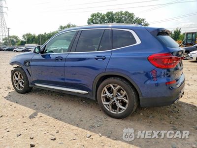 Drugie zdjęcie samochodu z przodu: 2021 BMW X3 XDRIVE30E VIN:5UXTS1C01M9E85552 - miniatura