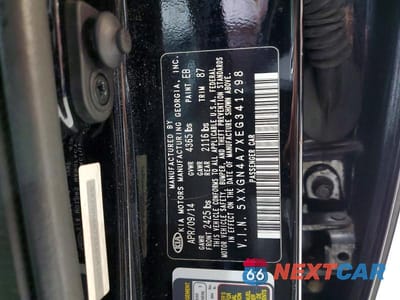 Zdjęcie 13 z 13 samochodu: 2014 KIA OPTIMA EX VIN:5XXGN4A7XEG341298 - miniatura