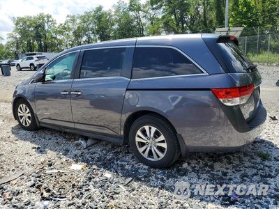 Drugie zdjęcie samochodu z przodu: 2015 HONDA ODYSSEY EXL VIN:5FNRL5H65FB016919 - miniatura