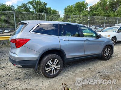 Trzecie zdjęcie samochodu z tyłu: 2017 HONDA PILOT EXL VIN:5FNYF6H52HB037245 - miniatura