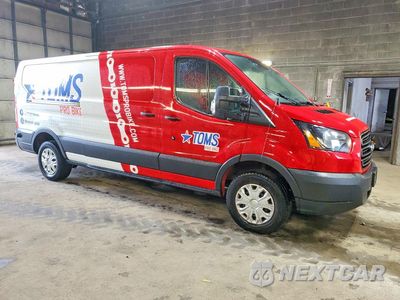 Czwarte zdjęcie samochodu z boku: 2019 FORD TRANSIT T-150 VAN VIN:1FTYE2YG1KKB27333 - miniatura