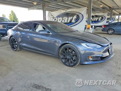 Czwarte zdjęcie samochodu z boku: 2018 TESLA MODEL S VIN:5YJSA1E26JF270407 - miniatura