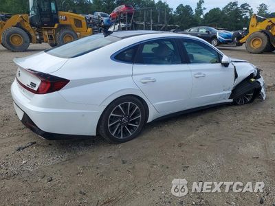 Trzecie zdjęcie samochodu z tyłu: 2021 HYUNDAI SONATA LIMITED VIN:5NPEH4J22MH086555 - miniatura