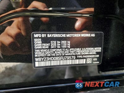 Zdjęcie 12 z 12 samochodu: 2025 BMW I4 EDRIVE 40 VIN:WBY23HD08SFU79579 - miniatura