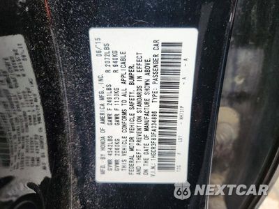 Zdjęcie 12 z 12 samochodu: 2015 HONDA ACCORD EXL VIN:1HGCR3F80FA034896 - miniatura