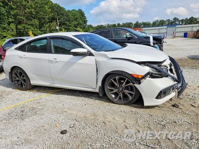 Czwarte zdjęcie samochodu z boku: 2019 HONDA CIVIC SPORT VIN:2HGFC2F8XKH569187 - miniatura