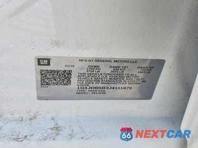 Zdjęcie 12 z 12 samochodu: 2018 CHEVROLET SONIC LT VIN:1G1JD6SB3J4111879 - miniatura