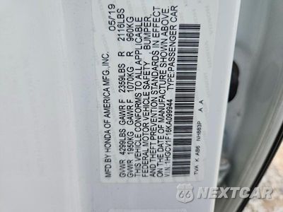 Zdjęcie 13 z 13 samochodu: 2019 HONDA ACCORD LX VIN:1HGCV1F16KA099944 - miniatura