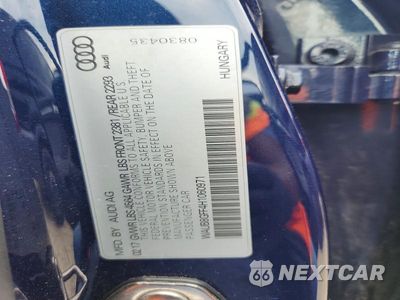 Zdjęcie 12 z 12 samochodu: 2017 AUDI A3 PREMIUM VIN:WAUB8GFF4H1060971 - miniatura