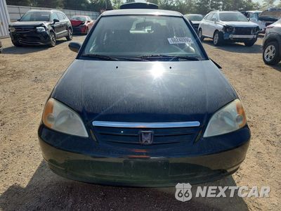 Piąte zdjęcie samochodu w środku: 2003 HONDA CIVIC LX VIN:2HGES16593H586594 - miniatura