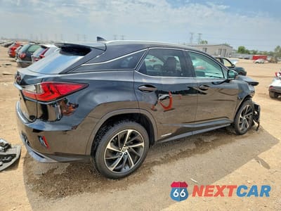 Trzecie zdjęcie samochodu z tyłu: 2018 LEXUS RX 450H BASE VIN:2T2BGMCA5JC027584 - miniatura