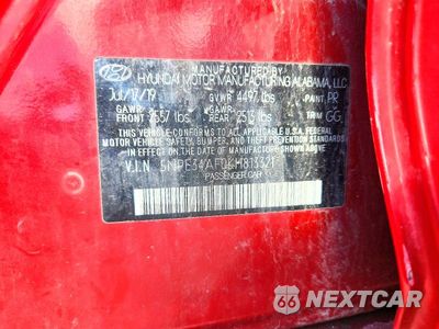Zdjęcie 12 z 12 samochodu: 2019 HYUNDAI SONATA LIMITED VIN:5NPE34AF0KH813321 - miniatura
