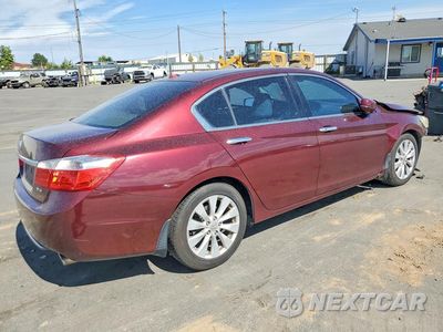 Trzecie zdjęcie samochodu z tyłu: 2014 HONDA ACCORD EXL VIN:1HGCR3F85EA003299 - miniatura