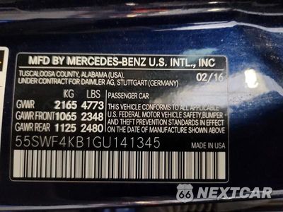 Zdjęcie 12 z 12 samochodu: 2016 MERCEDES-BENZ C 300 4MATIC VIN:55SWF4KB1GU141345 - miniatura