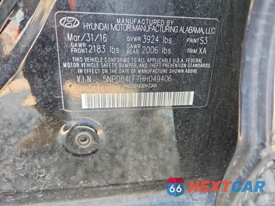 Zdjęcie 12 z 12 samochodu: 2017 HYUNDAI ELANTRA SE VIN:5NPD84LF7HH049406 - miniatura