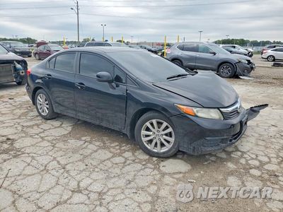 Czwarte zdjęcie samochodu z boku: 2012 HONDA CIVIC EX VIN:19XFB2F82CE045014 - miniatura
