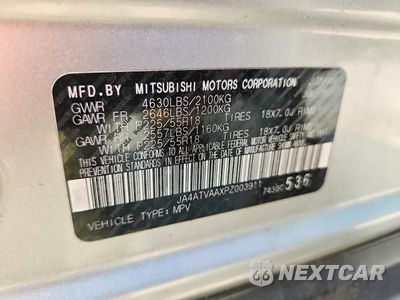 Zdjęcie 14 z 14 samochodu: 2023 MITSUBISHI ECLIPSE CROSS LE VIN:JA4ATVAAXPZ003911 - miniatura