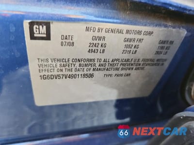 Zdjęcie 12 z 12 samochodu: 2009 CADILLAC CTS HI FEATURE V6 VIN:1G6DV57V490118506 - miniatura