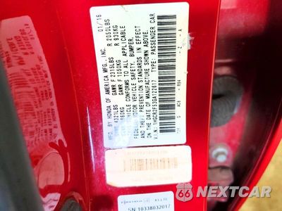 Zdjęcie 12 z 12 samochodu: 2016 HONDA ACCORD SPORT VIN:1HGCR2F53GA122617 - miniatura