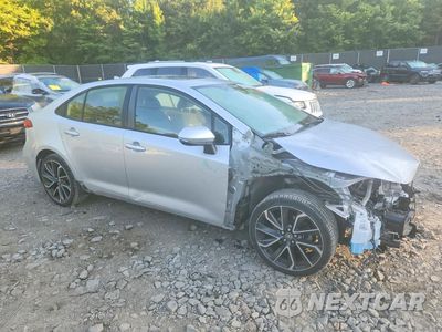 Czwarte zdjęcie samochodu z boku: 2021 TOYOTA COROLLA SE VIN:JTDP4MCE1MJ057728 - miniatura