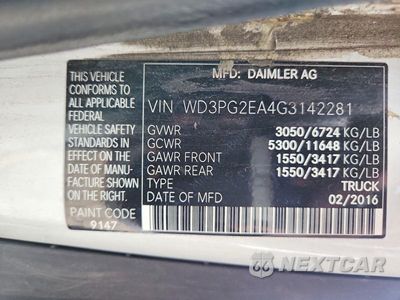 Zdjęcie 13 z 13 samochodu: 2016 MERCEDES-BENZ METRIS DELIVERY VAN VIN:WD3PG2EA4G3142281 - miniatura